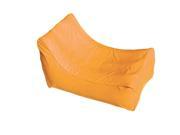 Sunsoft Fabric Covered Inflatable Chaise for Swimming Pool Orange