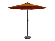 Mirage 9ft Octagonal Auto Tilt Market Umbrella Terra Cotta