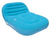 Airhead SunComfort Cool Suede Double Chaise Pool Lounge Sapphire