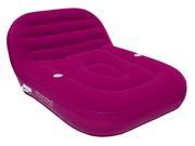 Airhead SunComfort Cool Suede Double Chaise Pool Lounge Raspberry
