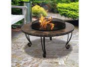 Uniflame Peralta Crown Marble Fire Pit Table