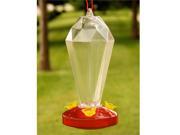 Woodlink Crystal Tower Hummingbird Feeder with Ez View Base 24 Oz