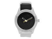 Solar Casual Watch Eco Drive Black Dial White and Black Strap 50 M Water Resistant by Tic Fashion