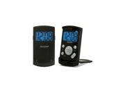 Sharp Digital Display Snooze Ultra Thin Folding Travel Black Alarm Clock SPC457