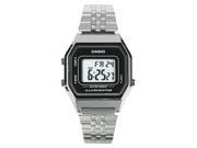 Casio Women s Stopwatch Alarm Digital Stainless Steel Watch LA680WA 1DF