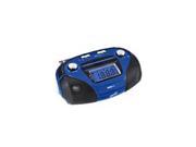 Supersonic High Performance Portable USB SD Aux MP3 Blue Speaker SC1396
