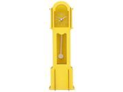 Wolf Jigsaw Yellow Mini Grandfather Quartz Clock 333782
