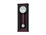 Seiko Bauhaus Pendulum Quartz Chime Solid Wood Case Wall Clock QXH062KLH
