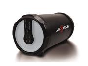 AXESS Indoor Outdoor Hi Fi Silver Cylinder Bluetooth Speaker SPBT1030 SIL