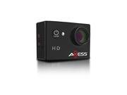 AXESS 720p HD Action Camera with Waterproof Housing Black CS3603 BK