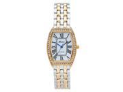 Geneva Women s Crystal Accented Two Tone Stainless Steel Watch 5886