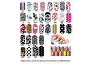 3 x Nail Art Patch Foils Decal Stickers Tips Wraps Acrylic Sheet DIY Decorations wholesale Lot