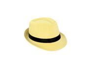 Faddism Men s Raffia Straw Fedora Hat