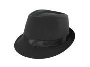Faddism Fashion Fedora Hat in Black Design for Men and Women