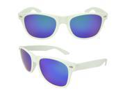 MLC Eyewear Kingston Wayfarer Fashion Sunglasses in White
