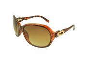MLC Eyewear Laren Oval Fashion Sunglasses in Leopard
