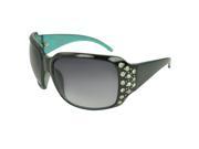 MLC Eyewear Linden Shield Fashion Sunglasses in Black blue