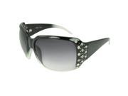 MLC Eyewear Linden Shield Fashion Sunglasses in Black clear