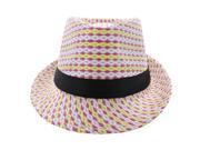 Faddism Fashion Fedora Hat in Multicolor