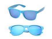 MLC Eyewear Wayfarer Fashion Sunglasses in Blue Frame Blue Lenses