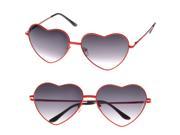 MLC Eyewear Bora Heart Fashion Sunglasses in Red