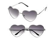 MLC Eyewear Bora Heart Fashion Sunglasses in Silver