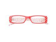 MLC Eyewear ‘Chalon’ Rectangle Reading Glasses 2.00 in Red