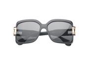 MLC Eyewear Remington Square Fashion Sunglasses in Matte black