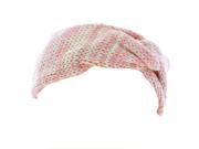 Kate Marie Anna Handcrafted Twisted Knot Beanie Headband in Pink