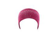 Kate Marie Cici Sparkling Knit Headband Beanie in Pink