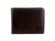 YL Fashion Men s Leather Bifold Wallet in Brown
