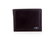 Yacht Fashion Men s Leather Bifold Wallet in Brown