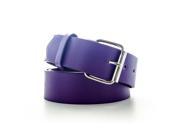 Faddism Unisex Genuine Leather Belt Purple Extra Large
