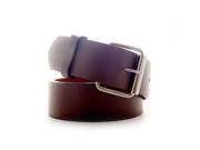 Faddism Unisex Genuine Leather Belt Brown Small