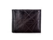 Faddism YL Series Men s Leather Bifold Wallet with Extra Secure Centeral Pocket WLT EC 28 in Brown