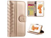 Apple Iphone 6 6S Roma Premium Delicate Soft Leather Flip Wallet Case Gold