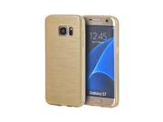 Samsung Galaxy S7 Crystal Skin Case Transparent Silk Chgo Gold