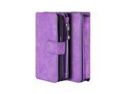 Samsung Galaxy S7 Luxury Coach Series Flip Wallet Case Purple