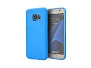 Samsung Galaxy S7 Dotted Tpu Back Case Blue