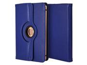 Universal 7 Inches Rotation Stand Tablet Folio Cover Blue
