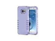 Samsung Galaxy S7 Edge 3 Pieces Hybrid Case Lavender Lavender Skin