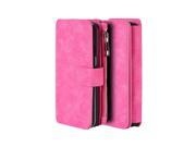Samsung Galaxy S7 Edge Luxury Coach Series Flip Wallet Case Hot Pink