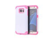 Samsung Galaxy S7 Hybrid Case Pink Skin White