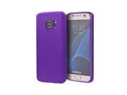 Samsung Galaxy S7 Edge Dotted Tpu Back Case Purple