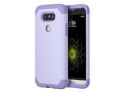 LG G5 Hybrid Case Lavender Skin Lavender