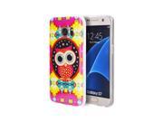 Samsung Galaxy S7 Tpu Imd Case With Glitter Colorful Owl