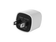 Single Usb Travel Charger With Full 1A Output White Black