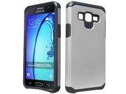 Samsung On5 G550 Slim Case Style 2 Metallic Silver