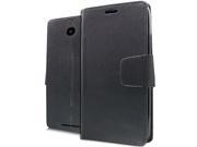 Alcatel Dawn A5027 Brushed Wallet Pouch Black