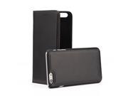 Apple Iphone 6 6S Luxury Gentleman Magnetic Flip Leather Wallet Case Black